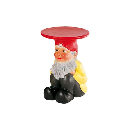 Table d'appoint Gnomes plastique jaune - Kartell