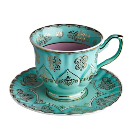 Set de 4 tasses à thé + soucoupes Grandpa - Pols Potten