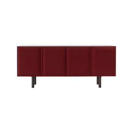 Buffet Tacito rouge / L 180 x H 77 cm - Portes en feutre - Magis
