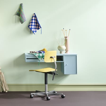 Bureau mural Bureau bois violet / L 93.8 x Prof. 38 cm - MONTANA
