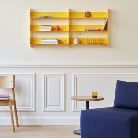 Étagère Pli métal jaune / L 45 x P 15 cm - TIPTOE