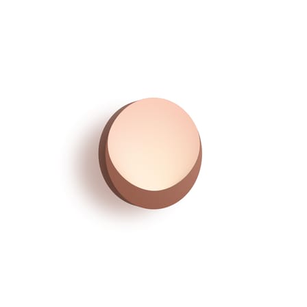 Applique Dots LED materiale plastico rosso / Ø 17,5 cm - Vibia