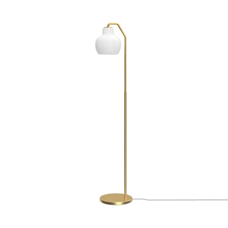 Lampadaire VL Ring Crown verre blanc / Réédition 1940 - Louis Poulsen