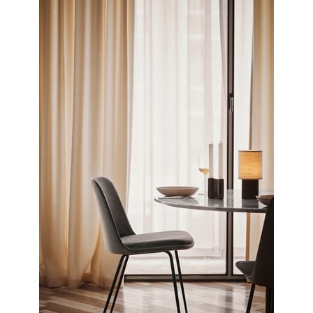 Lampe sans fil rechargeable Manhattan SC52 métal tissu beige - &tradition