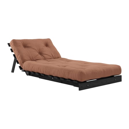 Fauteuil convertible Roots / Dormeuse & lit d'appoint - 3 positions / Structure noire - KARUP DESIGN