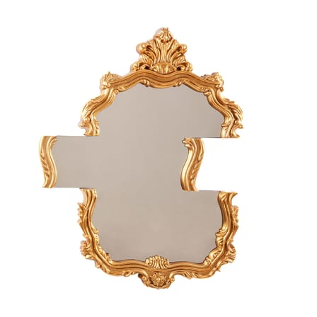 Miroir mural Tetris plastique or / L 70 x H 90 cm - Seletti