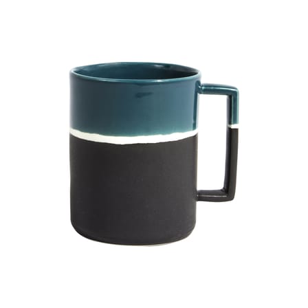 Mug Sicilia céramique bleu noir - Maison Sarah Lavoine