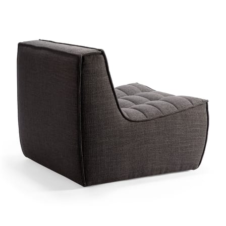 N701 Upholstered armchair textile grey / UK version - Ethnicraft