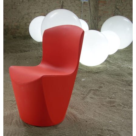 Sedia Zoe materiale plastico bianco - Slide