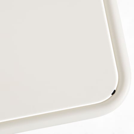 Table rectangulaire Deville métal blanc / 60 x 70 cm - Hay