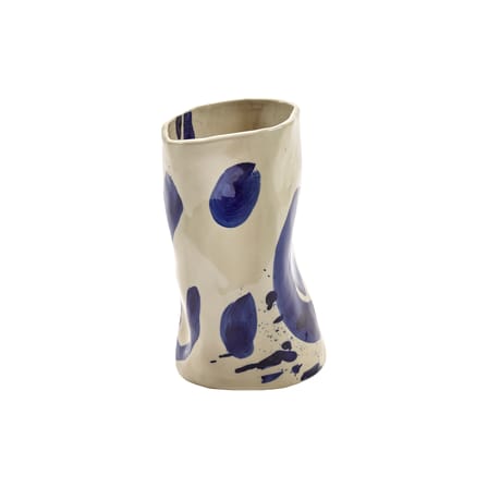 Vase Sophia Medium céramique bleu / H 23 cm - Serax