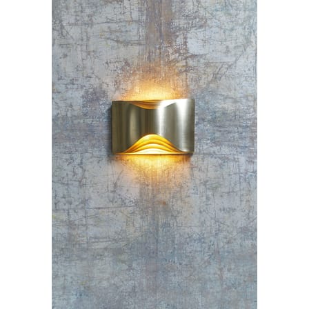 Respiro Small Wall light gold metal / L 23 cm - Metal - DCW éditions