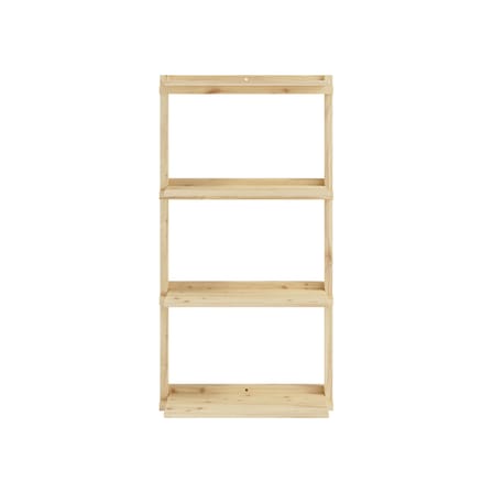 Wandregal Groove holz natur / B 66 x H 127 cm - KARUP DESIGN