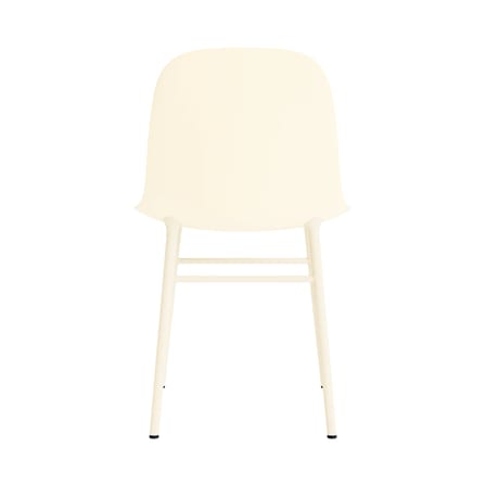 Chaise Form plastique beige / Pieds métal - Normann Copenhagen