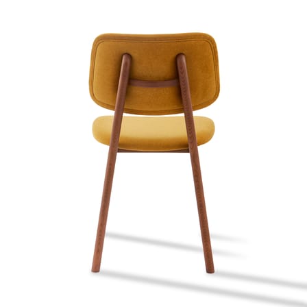 Chaise rembourrée Happy Days tissu jaune - Pols Potten