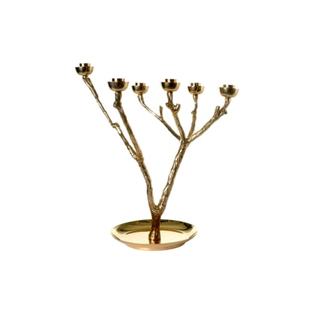 Chandelier Twiggy Small métal or / Ø 40 x H 35 cm - Pols Potten