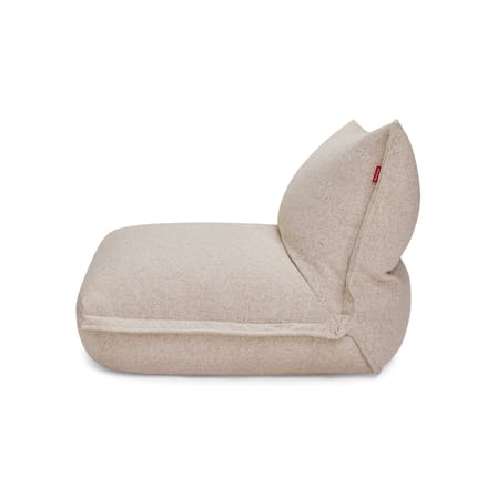 Chauffeuse The BonBaron Slim beige / INDOOR - Tissu bouclé - Fatboy
