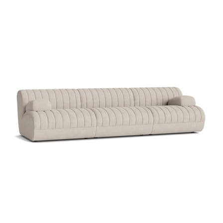 Canapé modulable Coltre tissu beige / 3 places - L 270 cm - Muuto