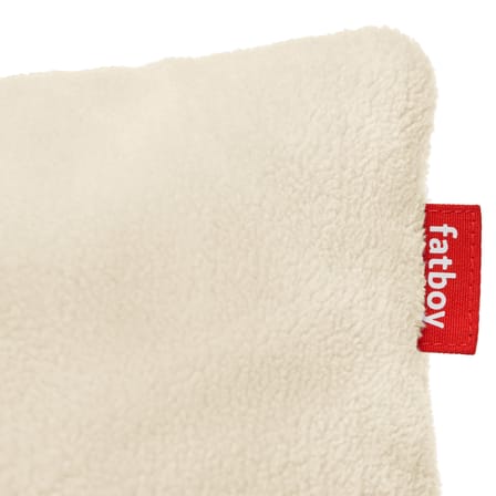 Square Teddy Cushion textile white / Fluffy Fabric - 50 x 50 cm - Fatboy
