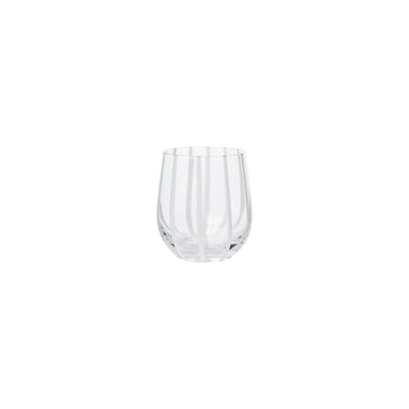 Glas Stripe glas weiß / 35 cl - BROSTE COPENHAGEN