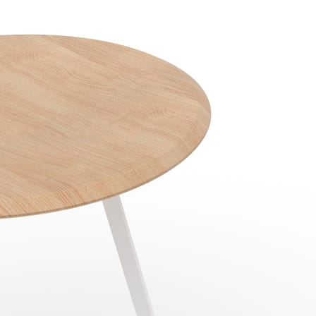 Hocker Gustave metall holz weiß - Hartô