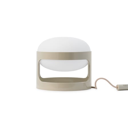 Lampe de table KD28 plastique gris / Joe Colombo, 1967 - Recyclé - Kartell