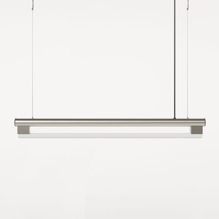 Eiffel Single Pendant metal silver / L 100 cm - Frama 