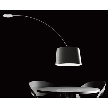 Plafonnier Twiggy matériau composite blanc / Rotatif - Marc Sadler, 2006 - Foscarini