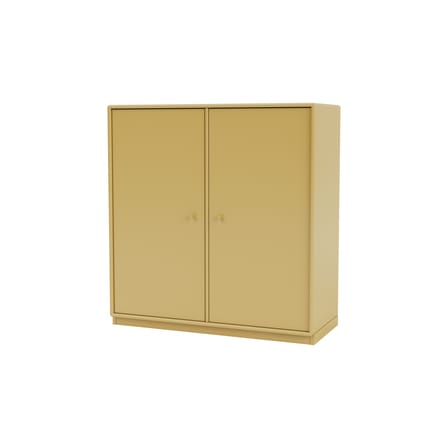 Rangement Cover Cabinet bois jaune / L 69.6 x P 30 x H 72,6 cm - 2 portes - MONTANA