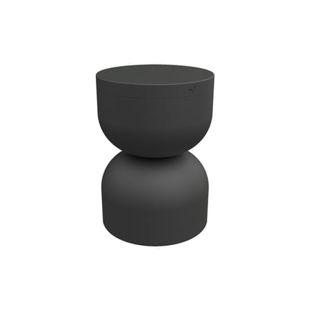 Sgabello Piapolo metallo nero / Vano contenitore - Fermob