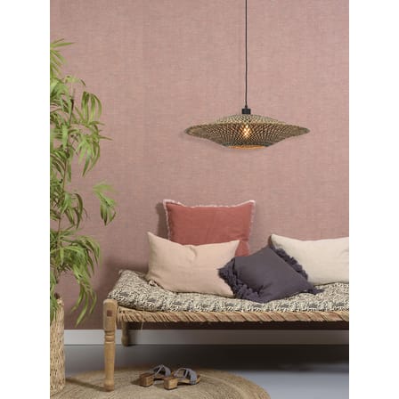 Sospensione Bali Medium legno naturale / Bambù - Ø 60 cm - GOOD&MOJO