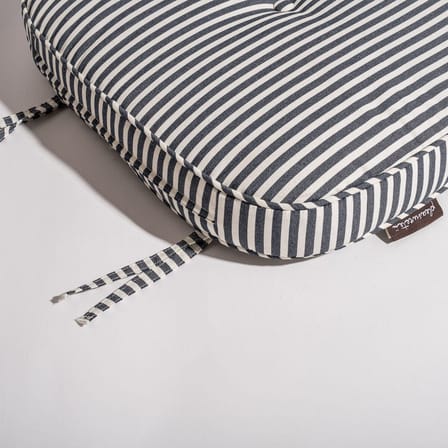 Stapelbarer Stuhl Al Fresco metall blau / Inklusive Kissen - BUSINESS & PLEASURE