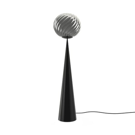 Stehleuchte Whirl Cone Fat plastikmaterial silber / LED - Ø 45 cm - Tom Dixon