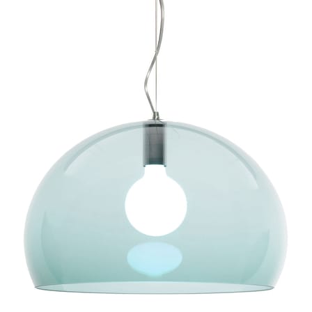 Suspension FL/Y plastique bleu / Ø 52 cm - PMMA recyclé - Kartell