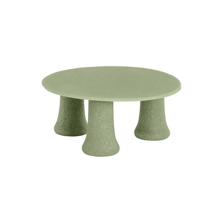 Table basse Babar verre vert / Ø 120 x H 41 cm - 100% recyclé / Fait main - Glas Italia