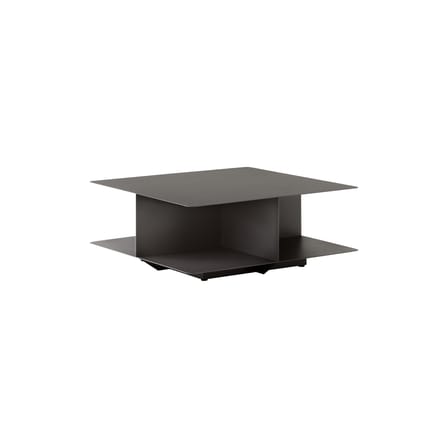 Table basse Develius EV3 métal gris / 89 x 89 cm - &tradition