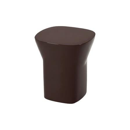 Table d'appoint Egadi / 37 x 41 x H 46 cm, ciment émaillé - Unopiu