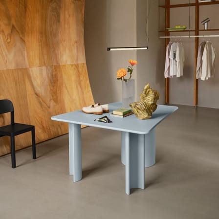 Table rectangulaire Re-Norm bois naturel / 130 x 120 cm - Muuto