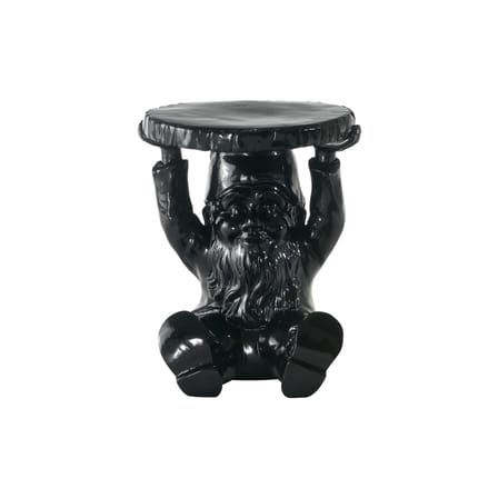 Table d'appoint Gnome Attila plastique noir - Kartell