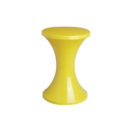 Tabouret Tam Tam Pop plastique jaune / Réédition 1968 - Stamp Edition