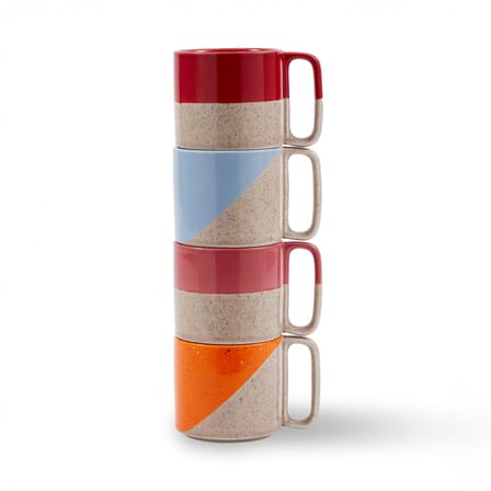 Tasse / Set 4 tasses empilables - 320 ml - Pols Potten