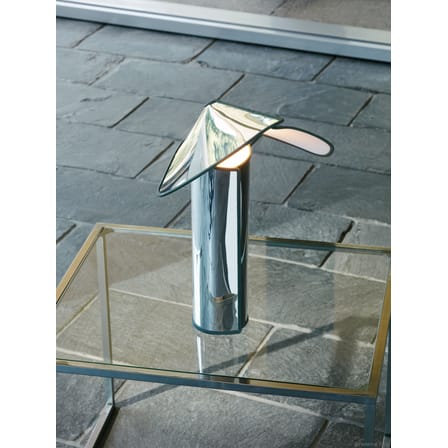 Tischleuchte Chiara metall / H 41 cm - Stahl / Neuauflage des Originalmodells von 1969 - Flos