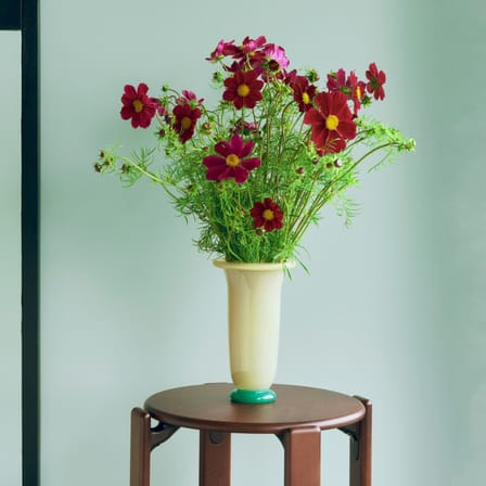 Empire Large Vase glass beige / Ø 16 x H 25 cm - Hay