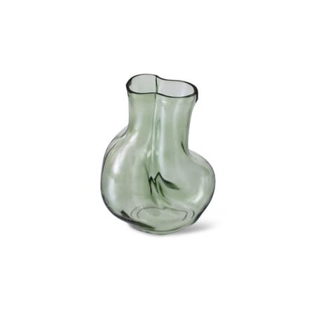 Vase Gleam verre vert / H 22 cm - HK LIVING