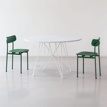Chaise Motta vert / Jasper Morrison - Polypropylène recyclé - Magis