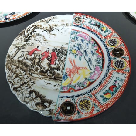Assiette Hybrid Eusapia céramique multicolore Ø 27,5 cm - Seletti