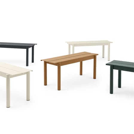 Banc Linear métal vert / L 110 cm - Muuto