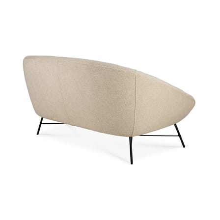 Sofa Barrow textil weiß / L 141 cm - Ethnicraft
