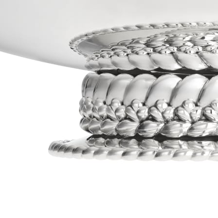 Centre de table Babylone métal / Ø 40 x H 9 cm - Christofle
