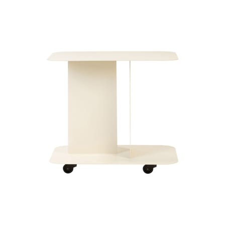 Chariot Ho métal beige / 60 x 40 x H 54 cm - NOO.MA